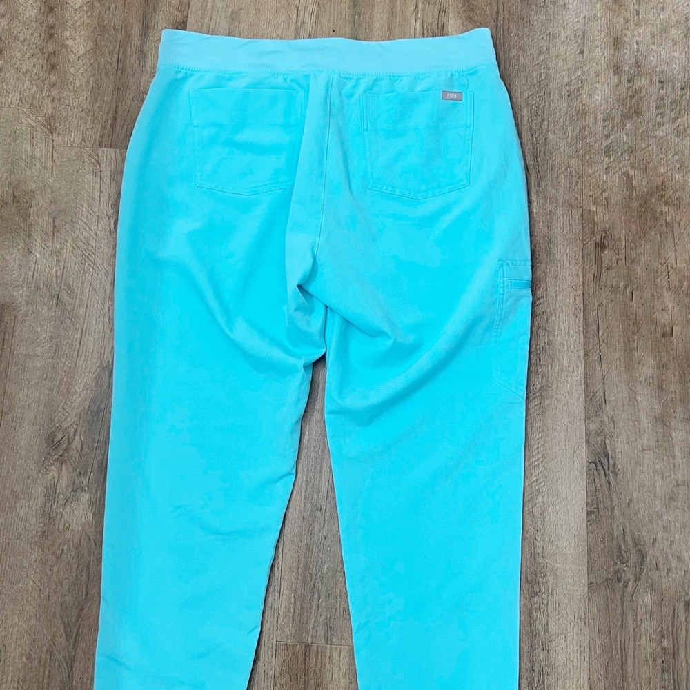 Women's Zamora Jogger Scrub Pants in Aqua Size Large W18SW2005 - Picture 5 of 9